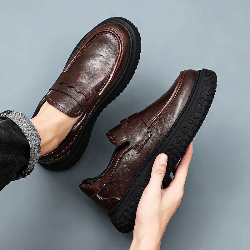 Loafer Slip On Men - 2026 Neue Herren-Slipper aus weichem Leder