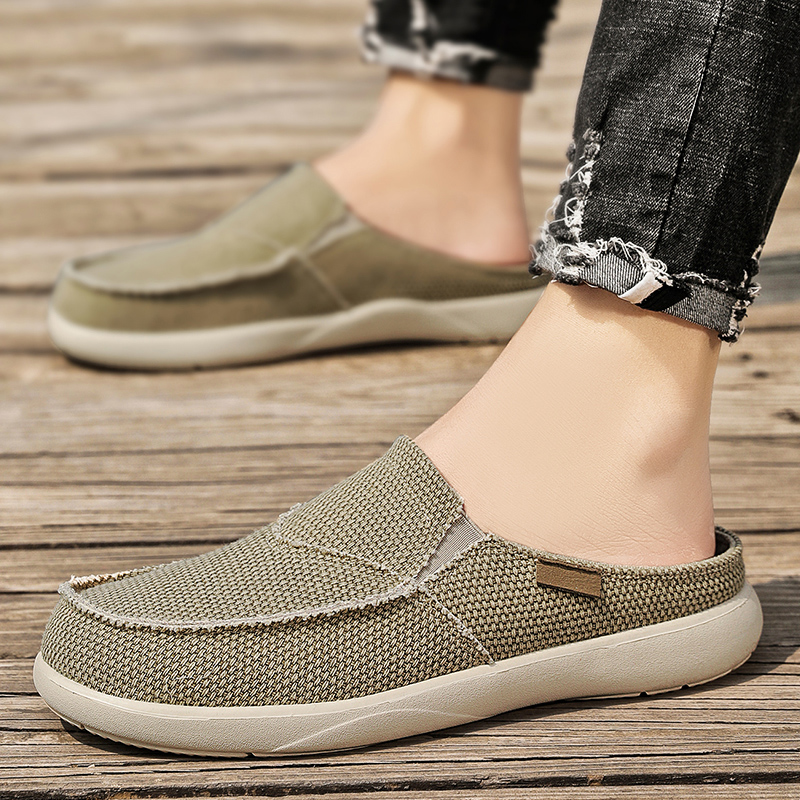 Men'S Shoes Comfortable Walking - Herren-Canvas-Schuhe für Herren, Slip-On-Herrenschuhe, Outdoor-Walking, bequeme