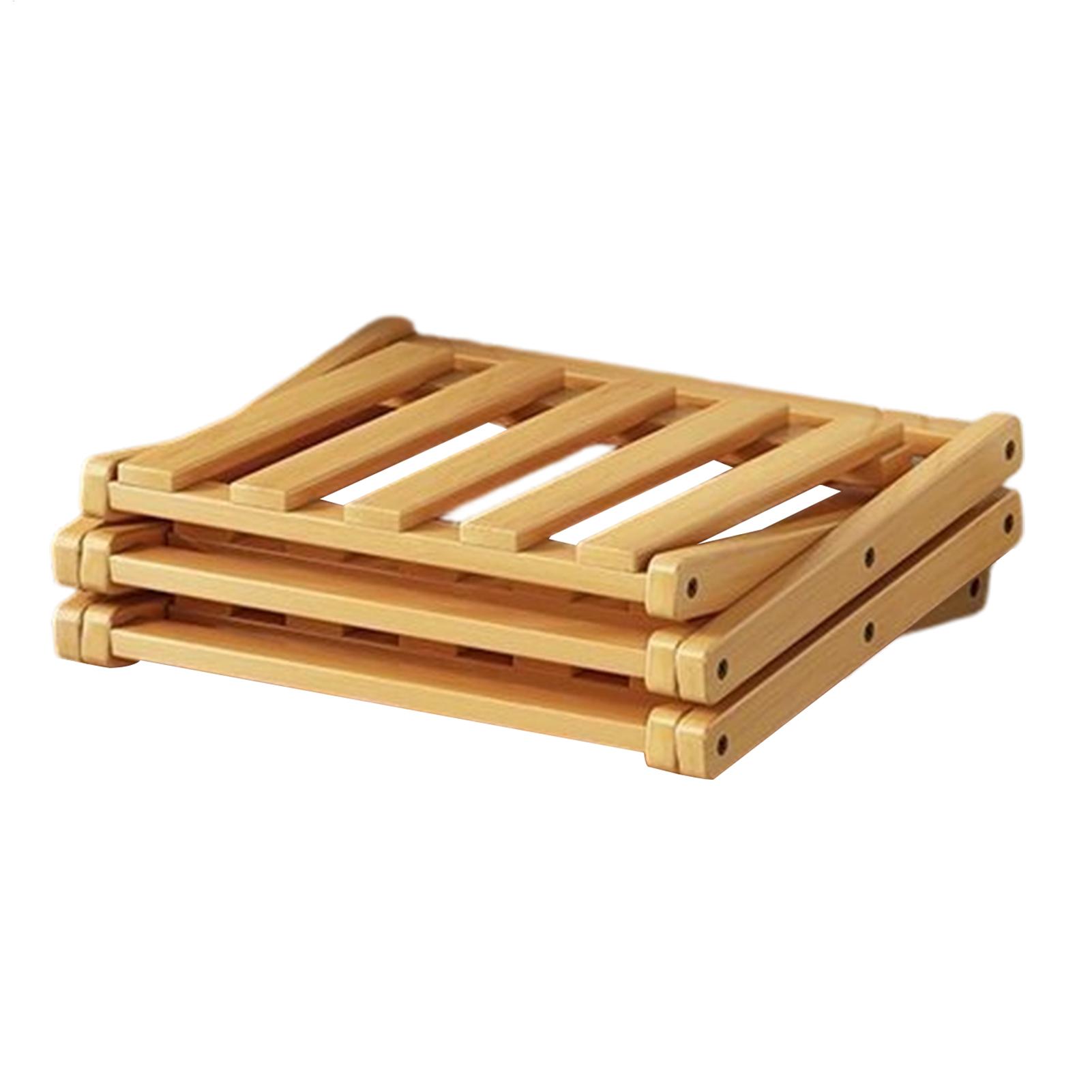 Men Shoes Rack - Holz-Schuhregal, 3-stufig, erweiterbar, verstellbar, faltbar, Organizer,