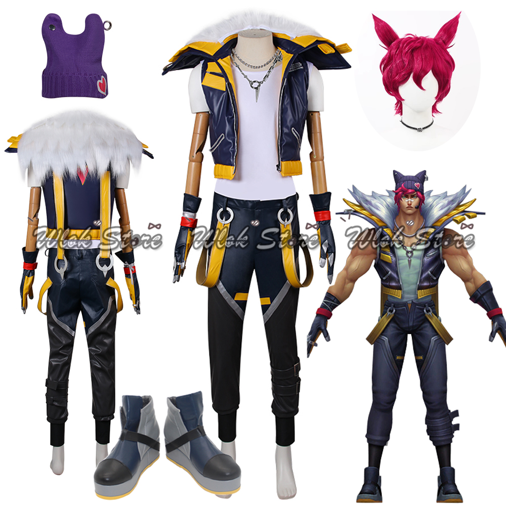 Men Shoes China - Spiel lol Herz stahl Cosplay Sett
