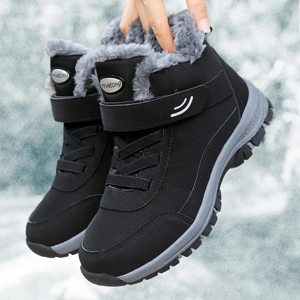 Men'S Shoes Comfortable Walking - Outdoor-Wanderstiefel für Damen, Plateau-Schneeschuhe, Stiefel, Plüsch,