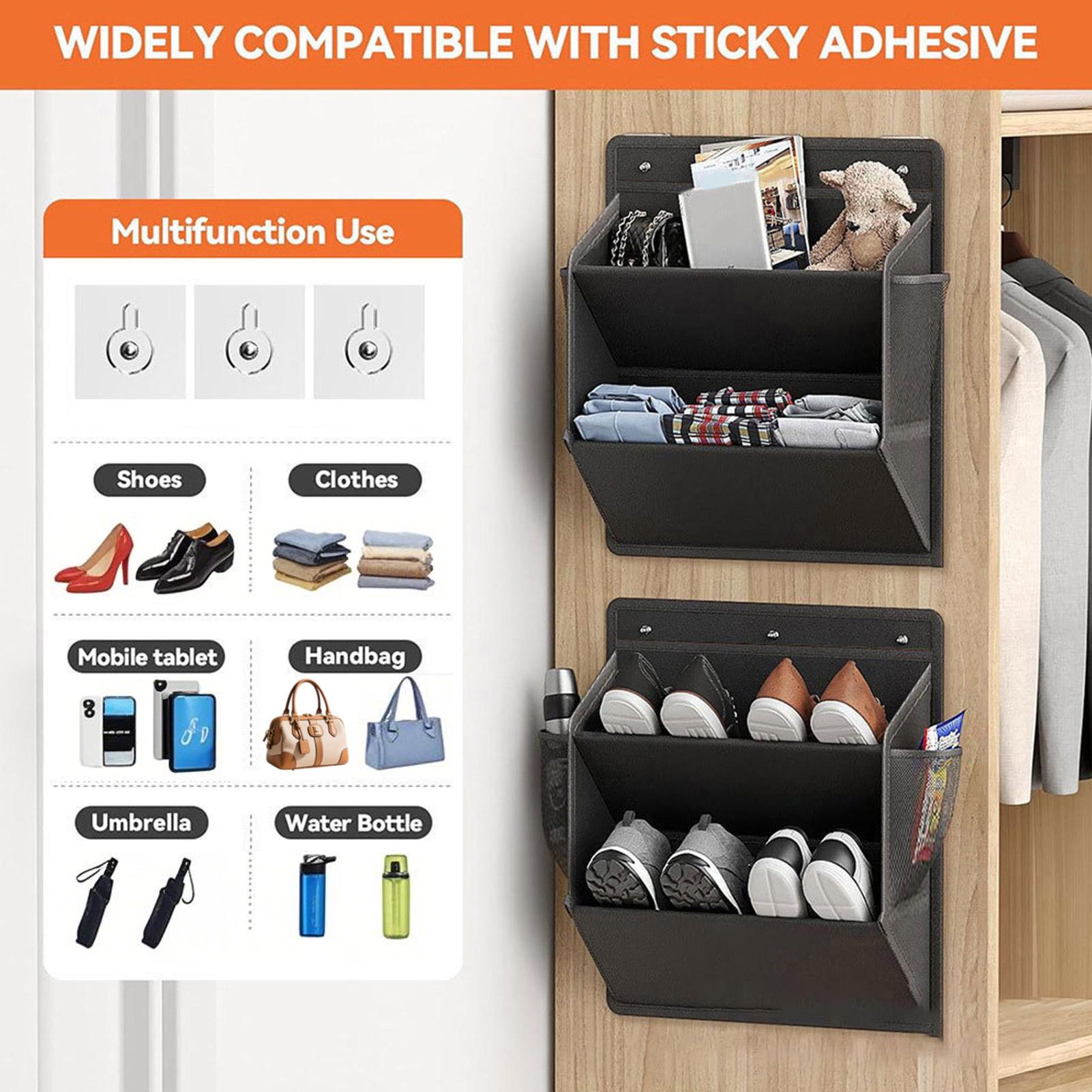 Men Shoes Rack - Wandmontierter Schuhregal-Organizer für Wohnmobile, hinter der