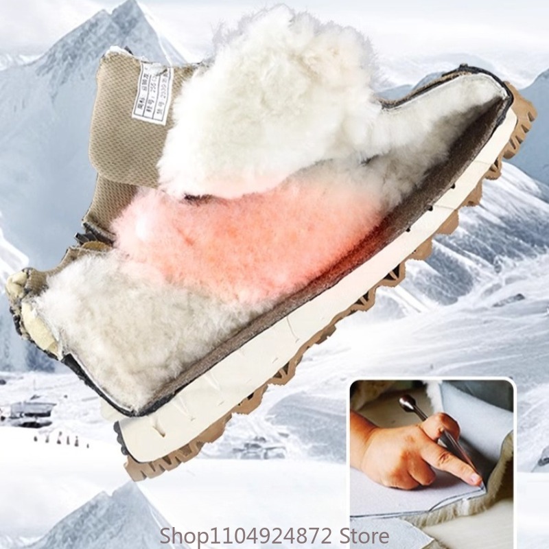 Winter Warme Wolle Baumwolle S – Men'S Shoes Comfortable Walking Bewertung und Preis