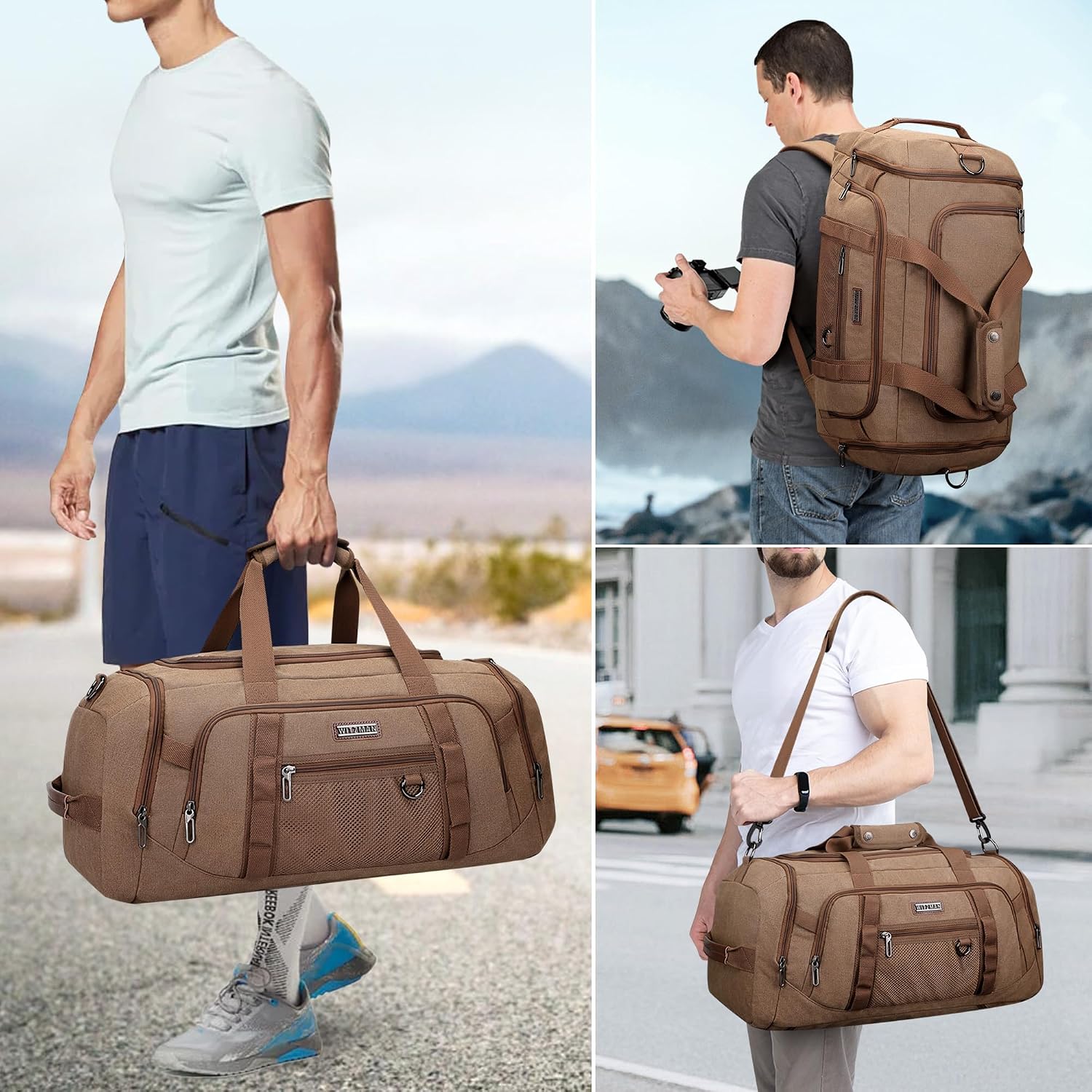 Canvas-Reisetasche für Männer  – Men'S Shoes For Gym Bewertung und Preis
