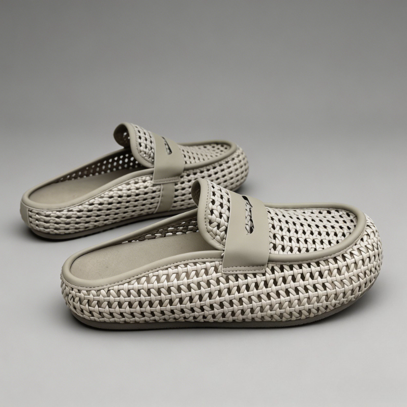 Luxuriöse Textur Herren Mules  – Loafer Slip On Men Bewertung und Preis