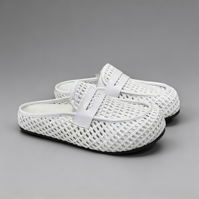 Luxuriöse Textur Herren Mules  – Loafer Slip On Men Bewertung und Preis