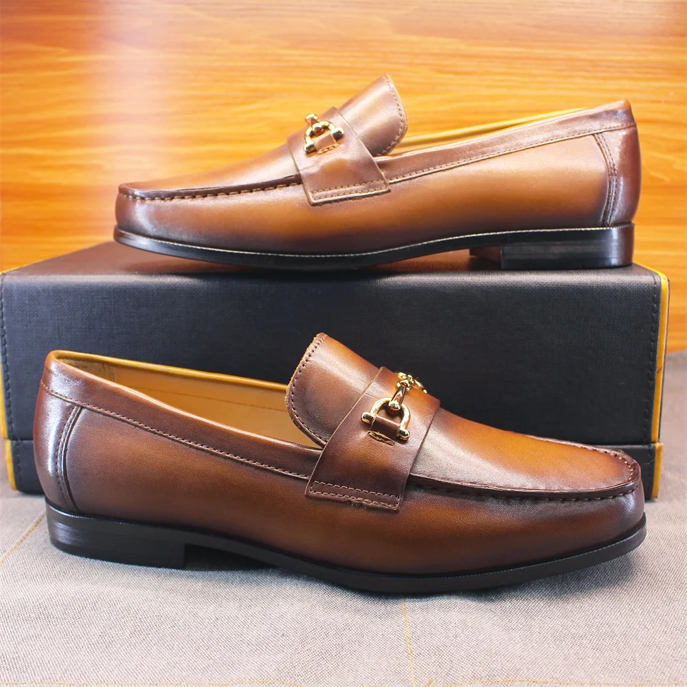 Herren-Loafer, Abendschuhe, ru – Loafer Slip On Men Bewertung und Preis