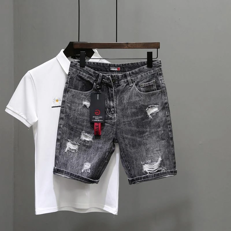 Herren kurze Jeans Hosen schwa – Men'S Shoes For Jeans Bewertung und Preis