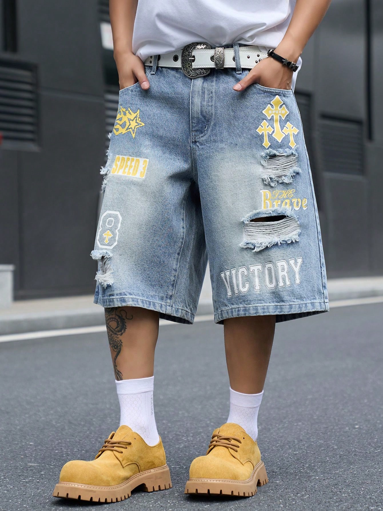 Locker sitzende Denim-Bermudas – Men'S Shoes For Jeans Bewertung und Preis