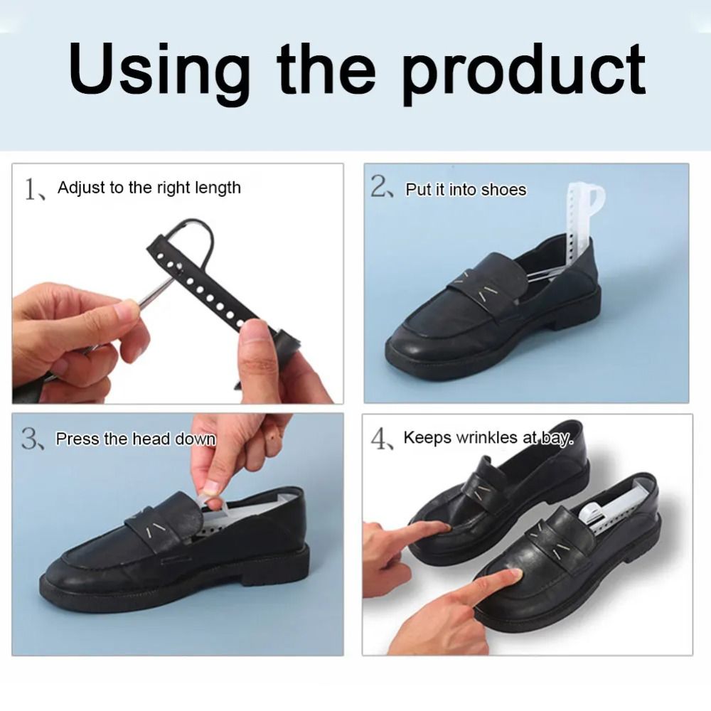 1 Paar Neue Kunststoff-Schuhsp – Men Shoes Rack Bewertung und Preis